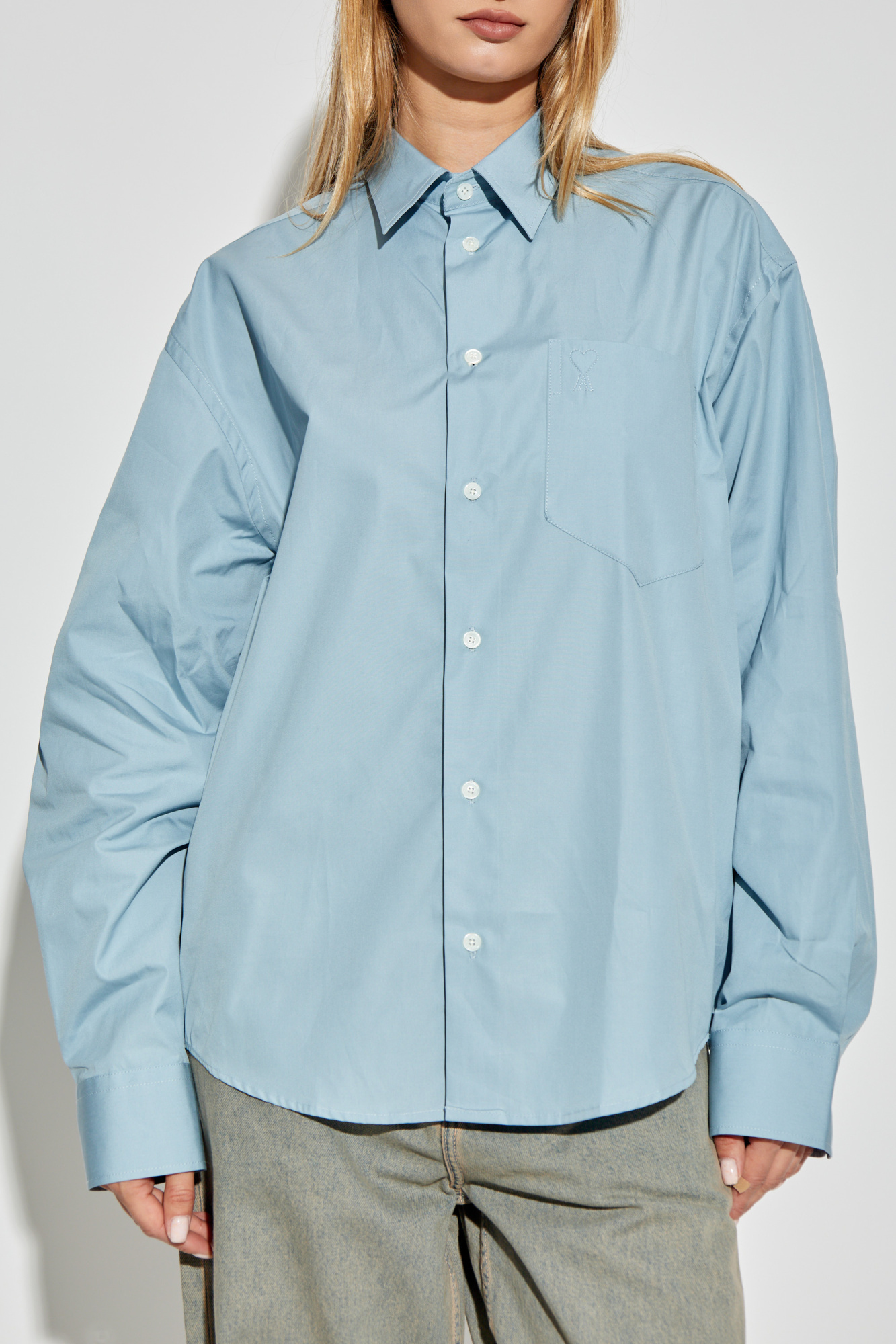 Ami Alexandre Mattiussi Shirt with logo | Men's Clothing